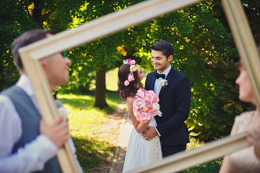 fotografii de nunta in gradina botanica
