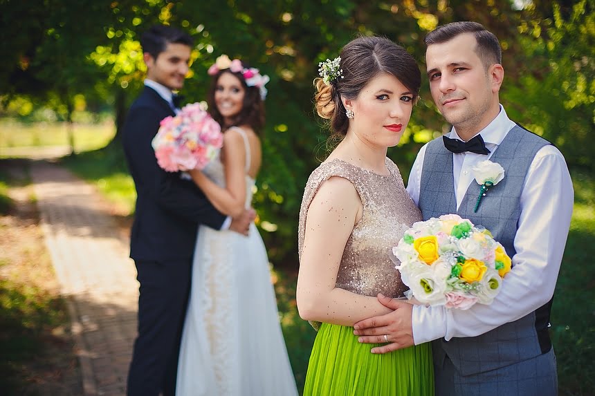 fotografii de nunta cu nasii